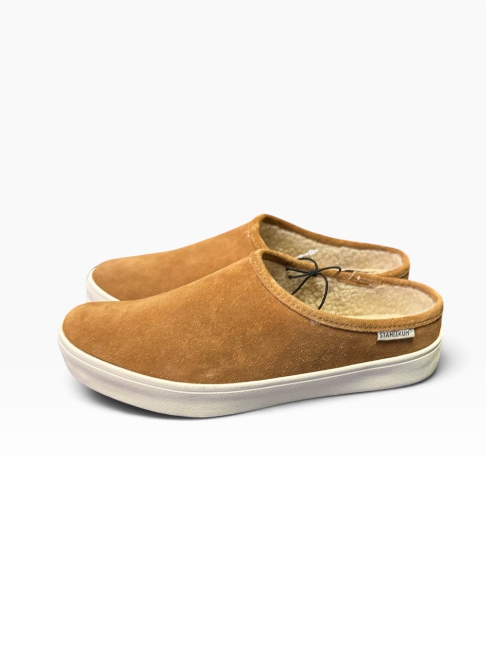 Staheekum Women's Chestnut
Cami Mule Suede Comfy Memory
Foam Size 8